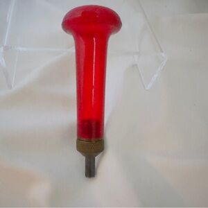 Vintage Hole Punch Smead Kwik Twist Paper Drill Single Hole 1/4"  UV Glow